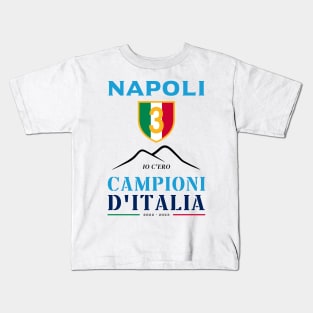 Napoli Champions Serie A 2022-2023 Kids T-Shirt